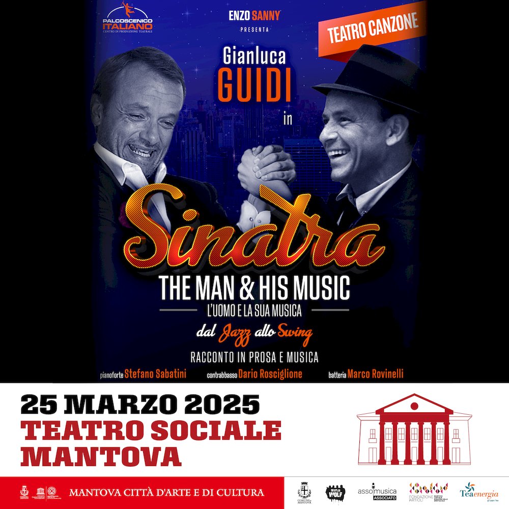 Featured image for “Gianluca Guidi in “Sinatra the man and his music” @ Mantova, Teatro Sociale – 25 marzo 2025”