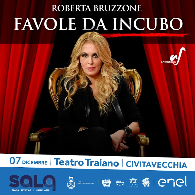 Featured image for “Roberta Bruzzone porta a teatro “Favole da Incubo” 7 dicembre – Teatro Traiano, Civitavecchia”